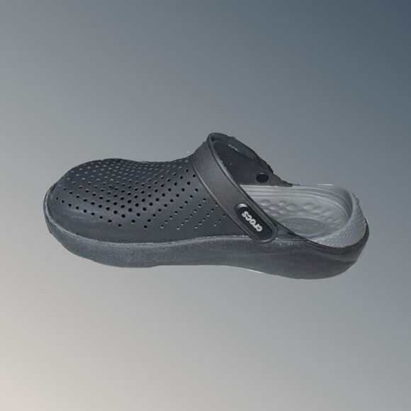 Unisex Crocs Black/Gargoyle InMotion Clog M 5 W 7 - Picture 4 of 7